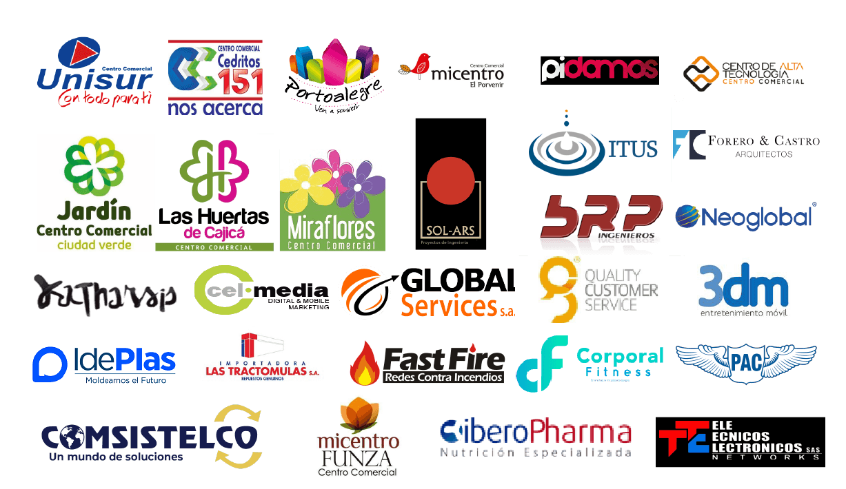 Logos de clientes publicados por Antares